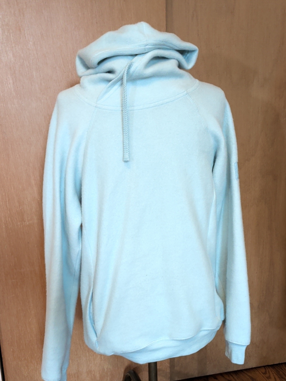 ALO Yoga Men's Crewneck Hoodie Sweater in Pale Blue
